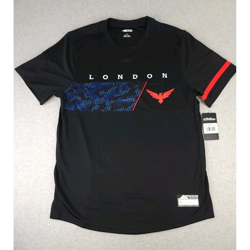 NWT‎ London Royal Ravens Call Of Duty League Activision Workout Men's Large